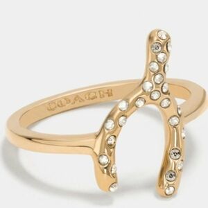 COACH WISHBONE RING